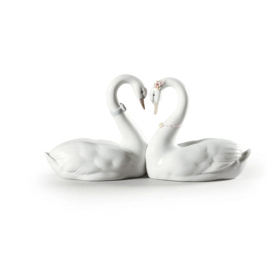 handmade figurine - Love Swans
